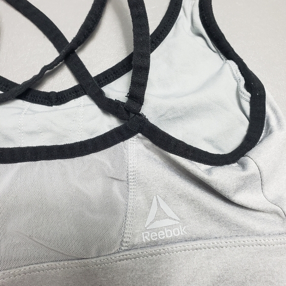 Reebok gray spots bra size small - Picture 4 of 8